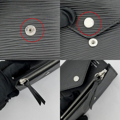 Louis Vuitton Portefeuille Victorine Epi Black Leather Wallet