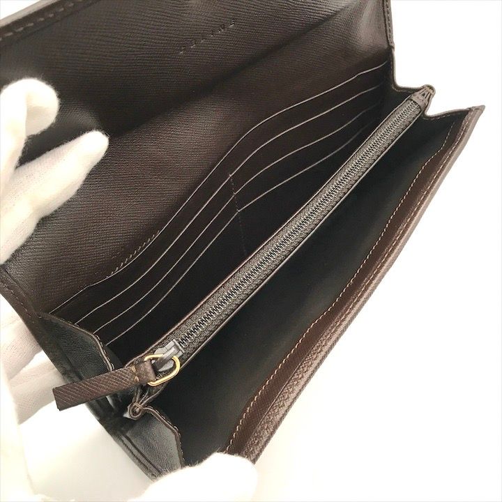 Celine Macadam Triomphe Wallet Brown