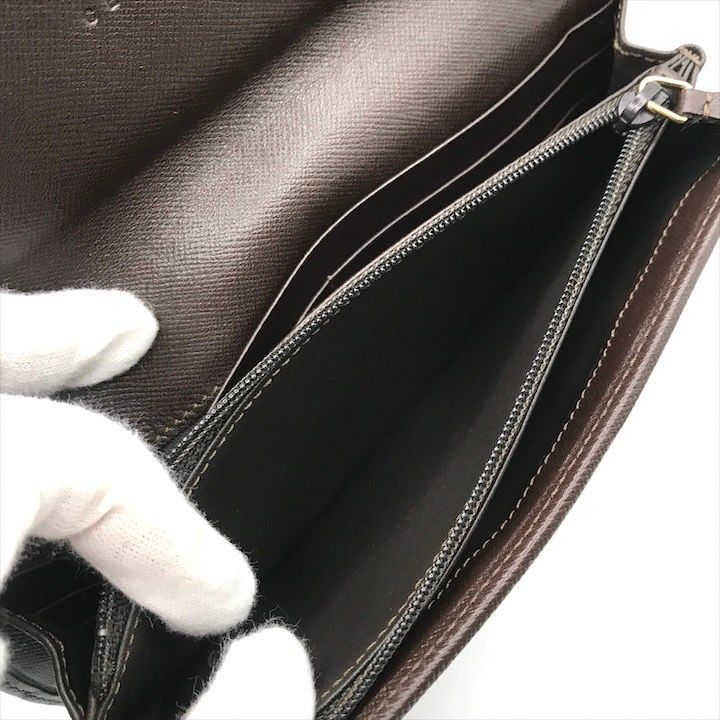 Celine Macadam Triomphe Wallet Brown