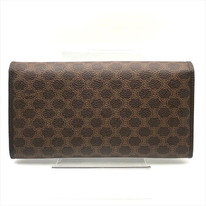 Celine Macadam Triomphe Wallet Brown