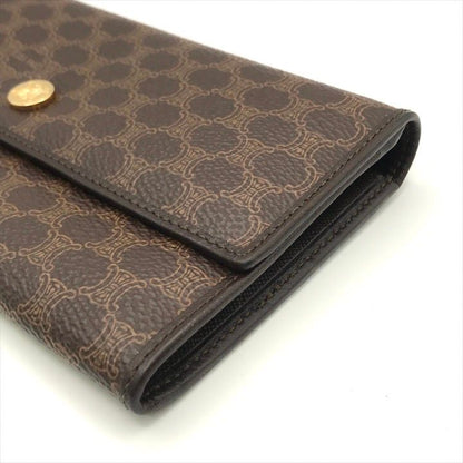 Celine Macadam Triomphe Wallet Brown