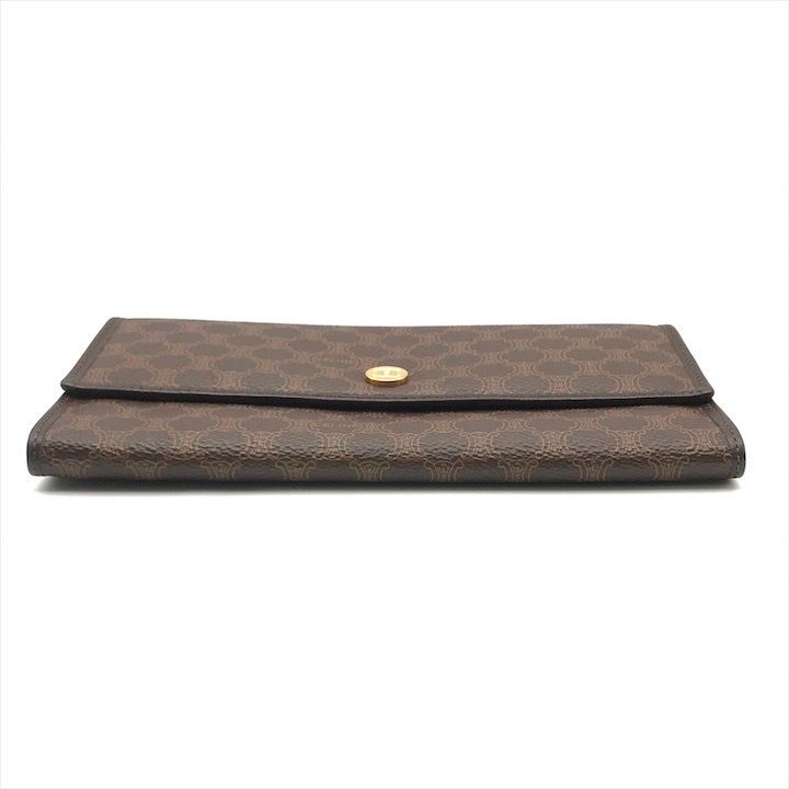 Celine Macadam Triomphe Wallet Brown
