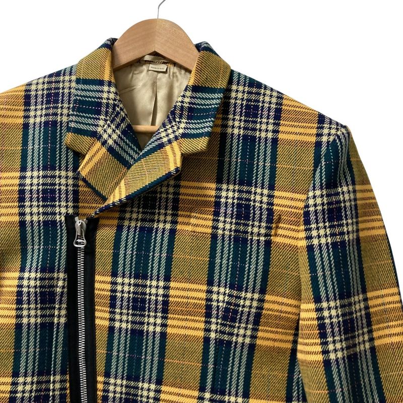 Gucci Metamorfosi Metamorphosis Check Rider's Design Terrace Jacket 46