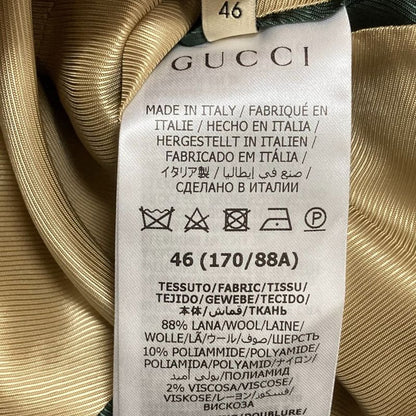 Gucci Metamorfosi Metamorphosis Check Rider's Design Terrace Jacket 46