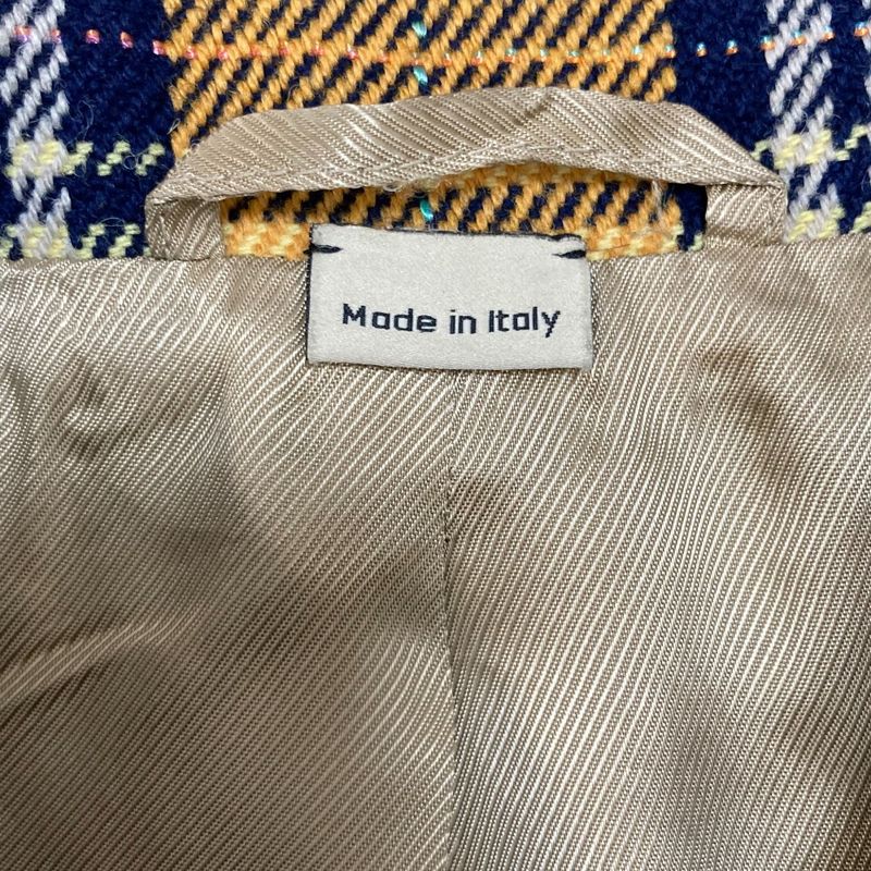 Gucci Metamorfosi Metamorphosis Check Rider's Design Terrace Jacket 46