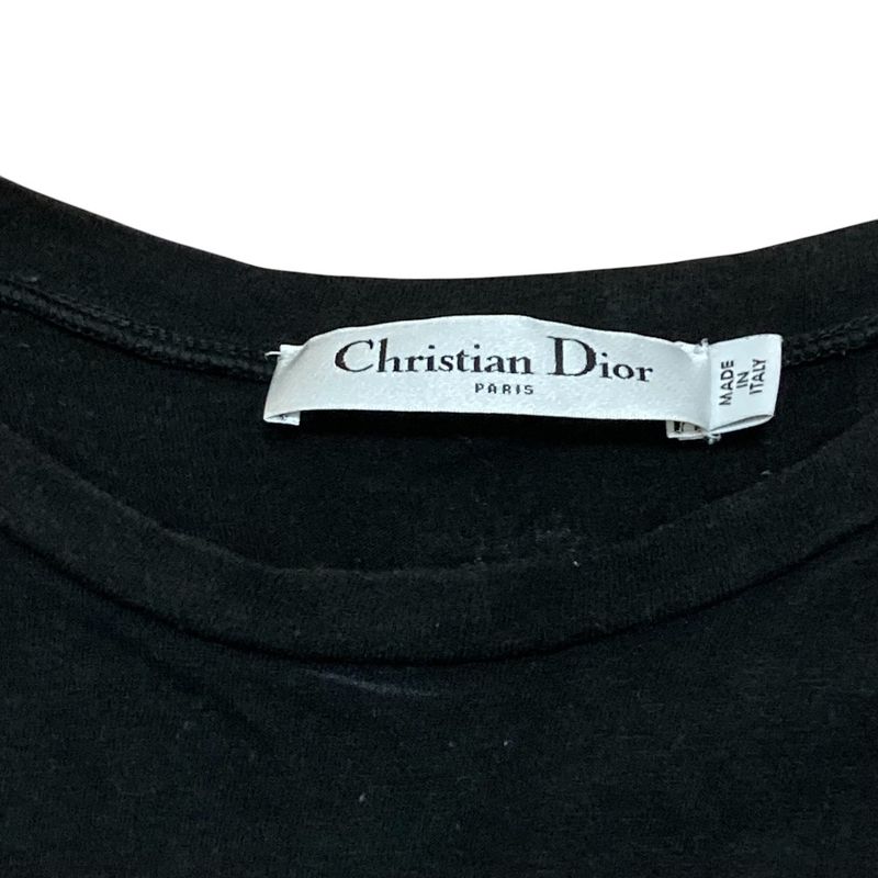 Dior Christian Jadior Short Sleeve T-Shirt L Black Gray