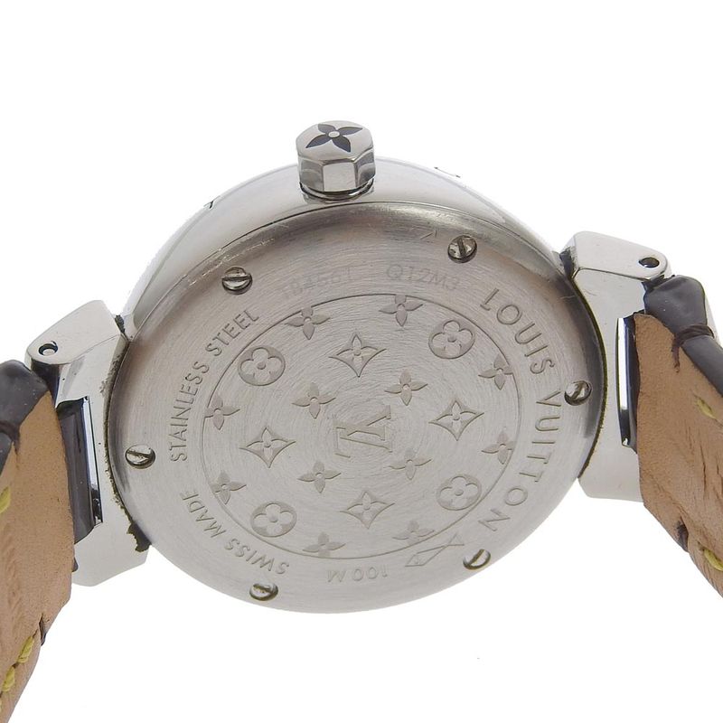 Louis Vuitton Tumble Disc Diamon PM Stainless Steel Monogram Vernis