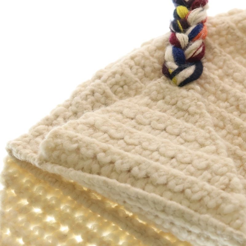Gucci Knit Cap White Alpaca Wool