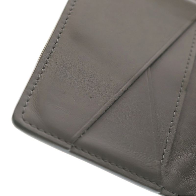 Louis Vuitton Monogram Shadow Leather Card Case Wallet Gray
