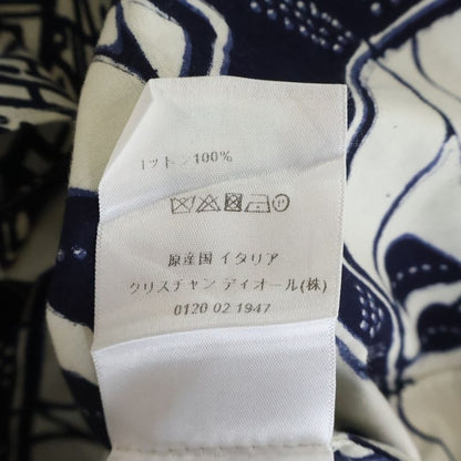 Dior Christian Resort Tarot Toile de Jouy Long Sleeve Shirt Blouse White