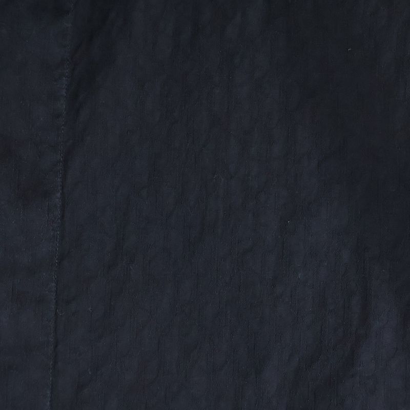 Dior Oak All Over Pattern Cotton Long Sleeve Shirt Black