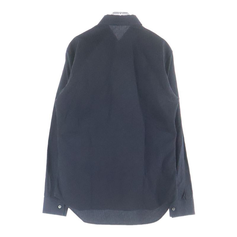 Dior Oak All Over Pattern Cotton Long Sleeve Shirt Black