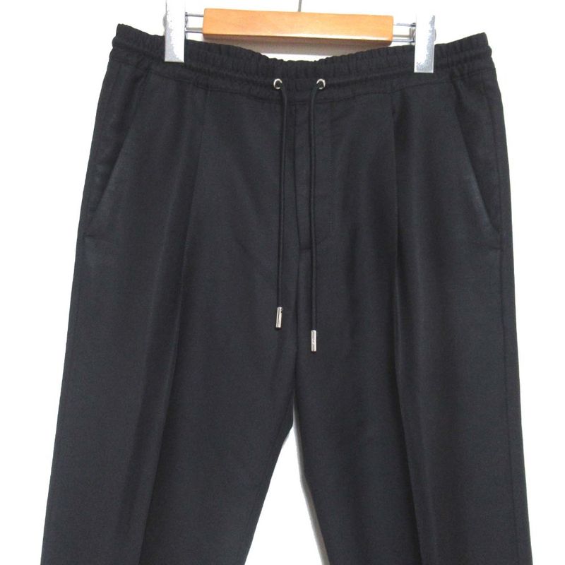 Dior Homme Drawstring Easy Joga Slacks Pants 46 Black