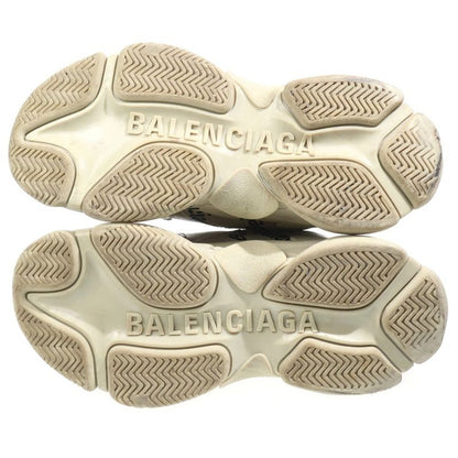 Balenciaga Triple S Logotype Low Cut Sneakers Beige Us9