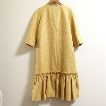 Fendi Short Sleeve No Color Coat 38 Beige