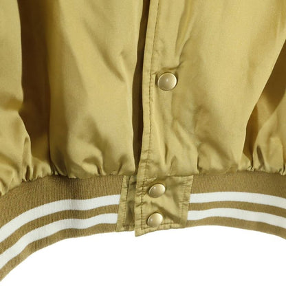 Celine Tiger Satin Teddy Jacket Taiga Embroidery Gold