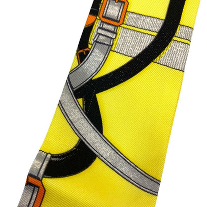 Hermes Grand Manage de Taille Twilly Silk Scarf Yellow