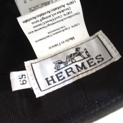 Hermes Cashmere Folded Hat 59 Dark Green