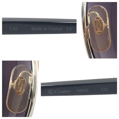 Cartier Santos Silver Black Plastic