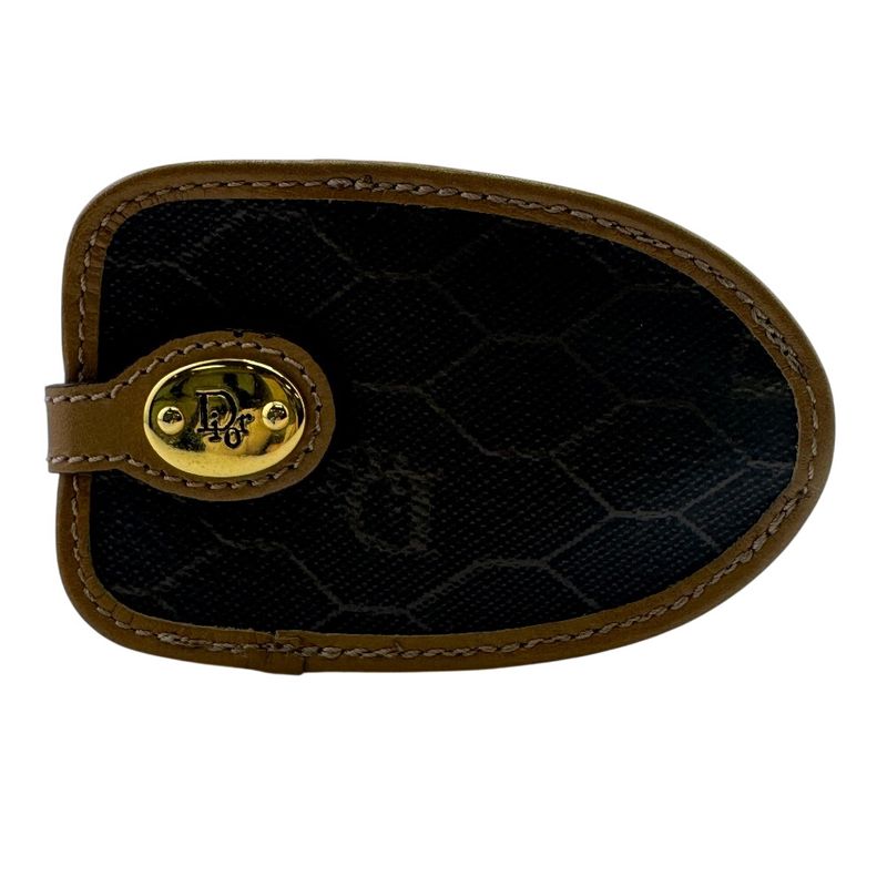 Dior Christian Set Key Ring Vintage Zip Around Coin Case