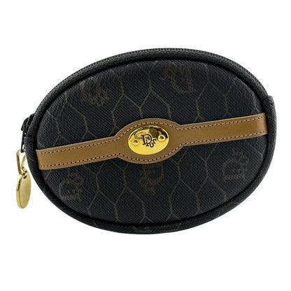 Dior Christian Set Key Ring Vintage Zip Around Coin Case