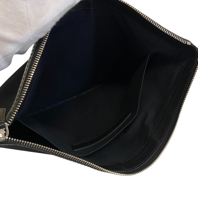 Balenciaga Navy Clip M Clutch