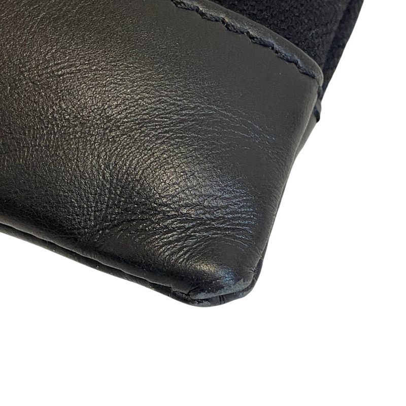 Balenciaga Navy Clip M Clutch