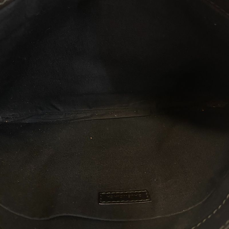 Balenciaga Navy Clip M Clutch