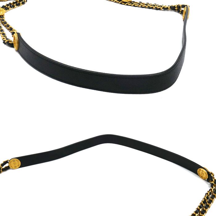 Chanel Mini Camera Bag Chain Black Caviar Leather