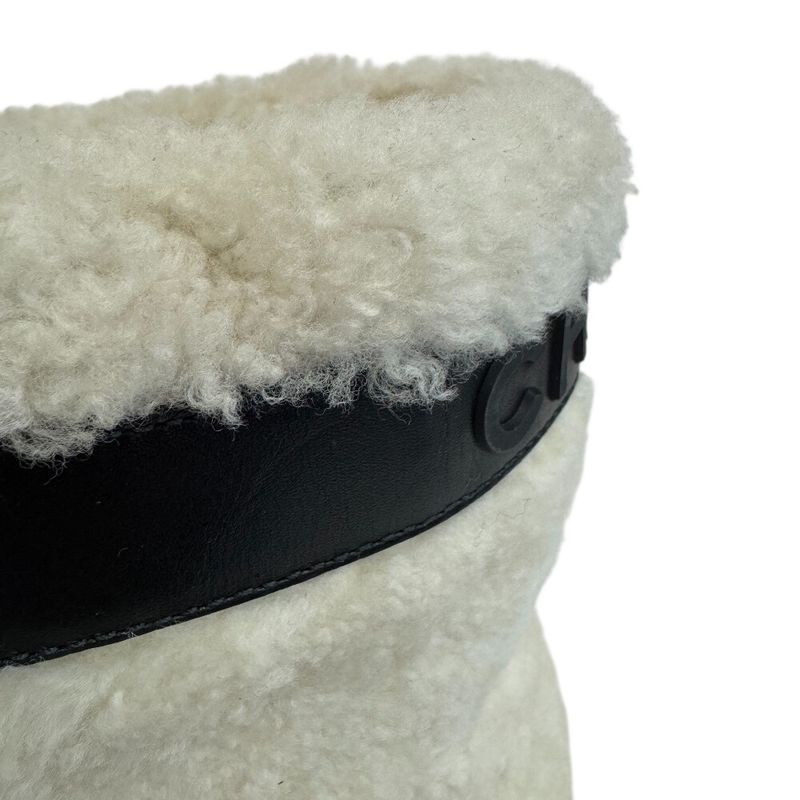 Chanel Short Boots White