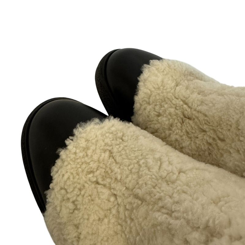 Chanel Short Boots White