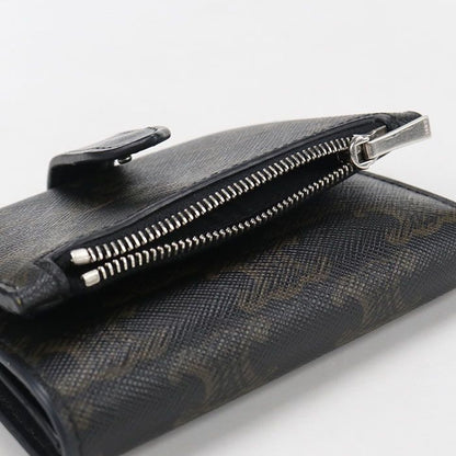 Celine Triomphe Canvas Trifold Wallet