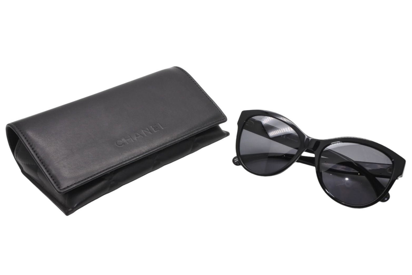 Chanel Sunglasses Eyewear T8 CC Logo Black