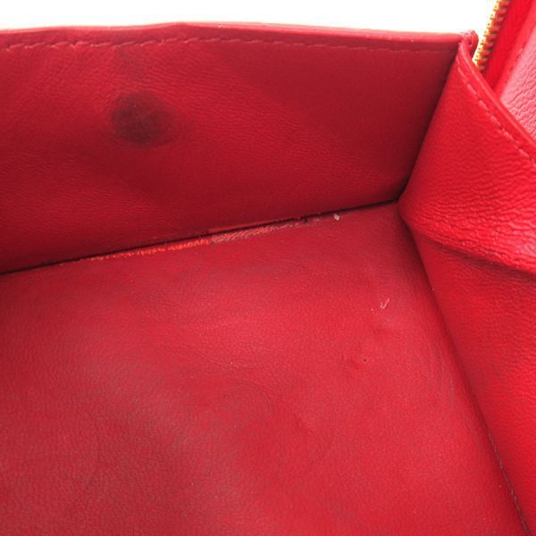 Celine Zip Wallet Red