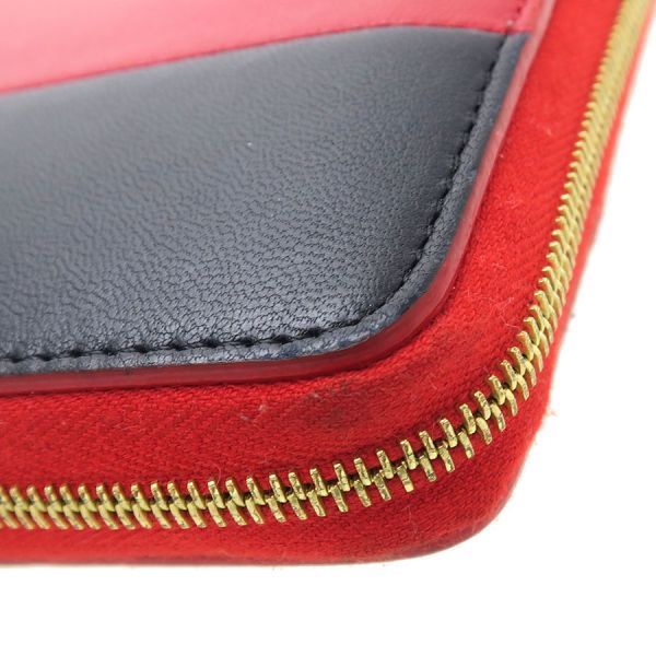 Celine Zip Wallet Red