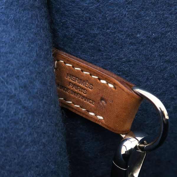 Hermes Karimi MM Leather Blue