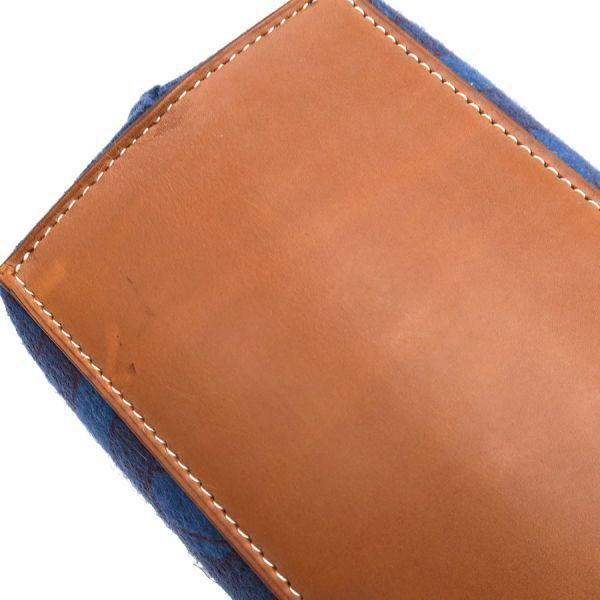 Hermes Karimi MM Leather Blue
