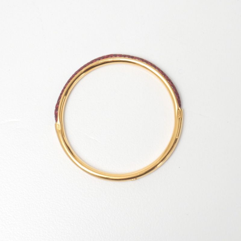 Gucci Bangle GG Bracelet Leather Gold