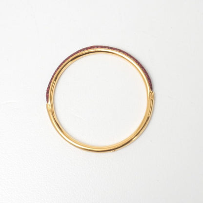 Gucci Bangle GG Bracelet Leather Gold