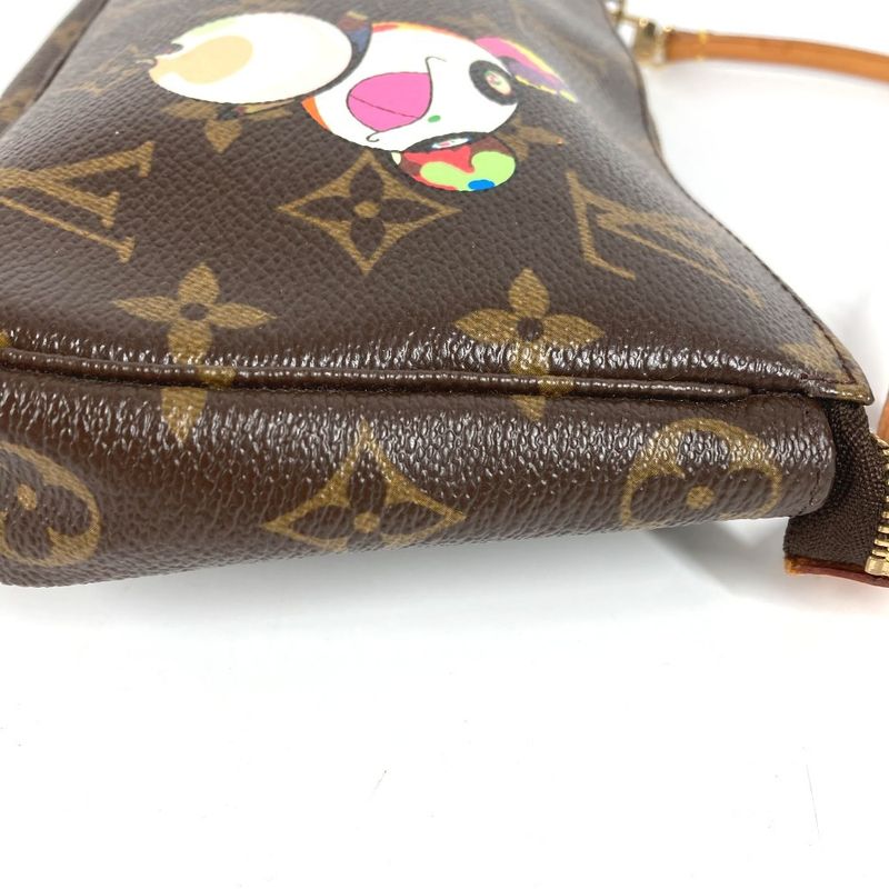 Louis Vuitton Shoulder Bag Pochette Monogram Canvas Brown