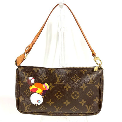 Louis Vuitton Shoulder Bag Pochette Monogram Canvas Brown
