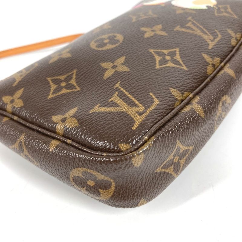 Louis Vuitton Shoulder Bag Pochette Monogram Canvas Brown