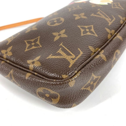 Louis Vuitton Shoulder Bag Pochette Monogram Canvas Brown