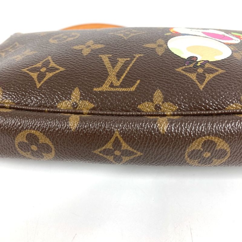 Louis Vuitton Shoulder Bag Pochette Monogram Canvas Brown