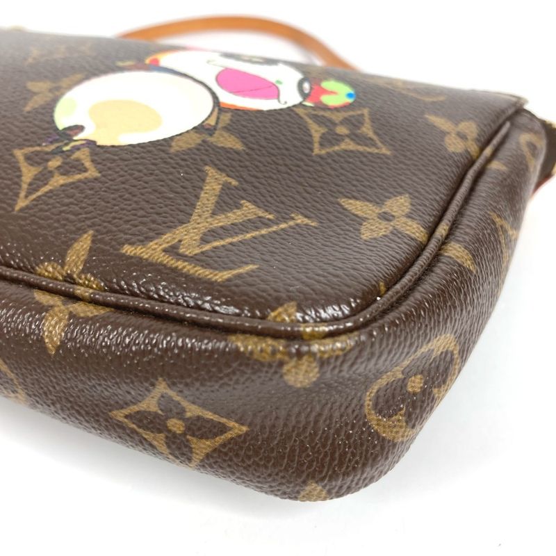 Louis Vuitton Shoulder Bag Pochette Monogram Canvas Brown