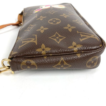 Louis Vuitton Shoulder Bag Pochette Monogram Canvas Brown