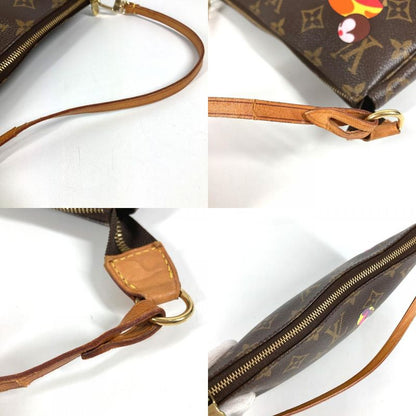 Louis Vuitton Shoulder Bag Pochette Monogram Canvas Brown