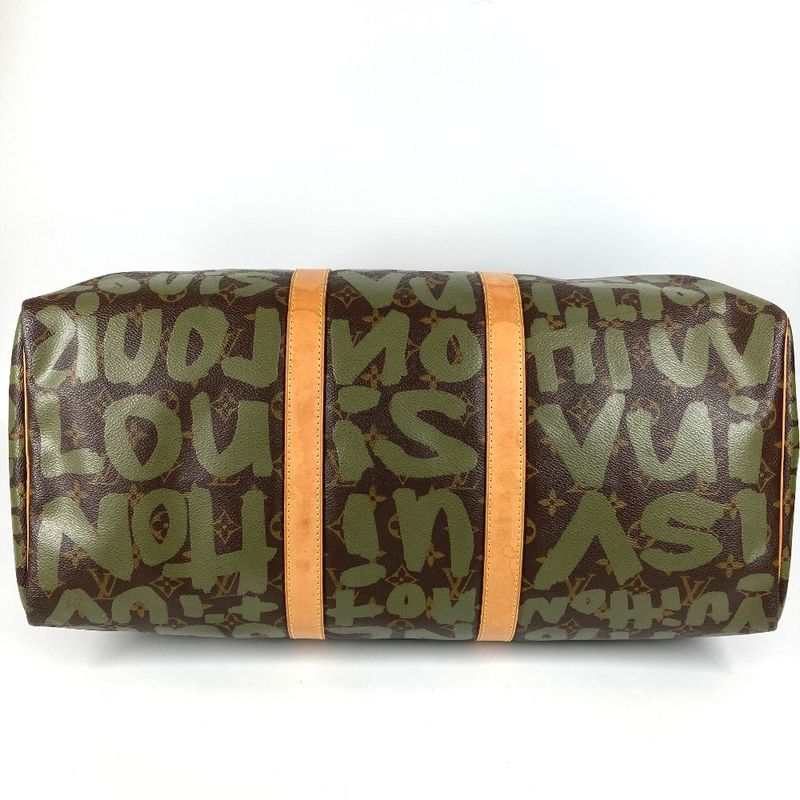 Louis Vuitton Boston Bag Keepall 50 Monogram Graffiti Canvas