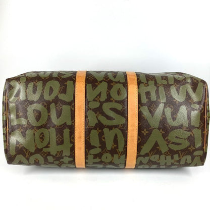 Louis Vuitton Boston Bag Keepall 50 Monogram Graffiti Canvas