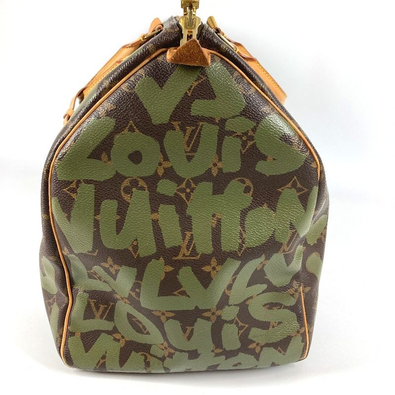 Louis Vuitton Boston Bag Keepall 50 Monogram Graffiti Canvas